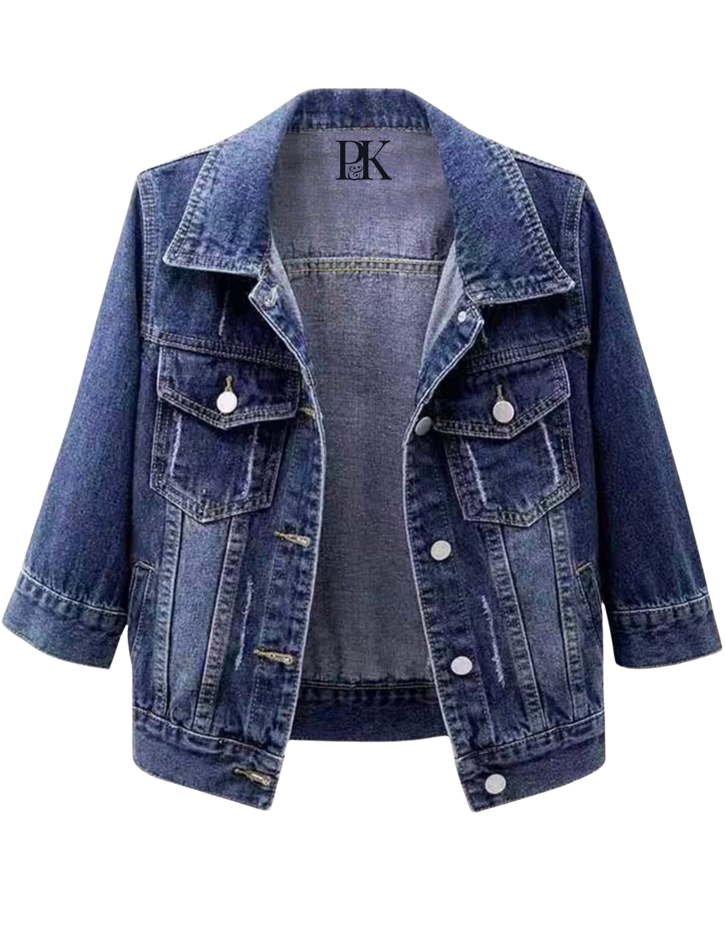Majestic Lion Christian Denim Jacket – Golden Crown, Colorful Clouds, Inspirational Victory Quote in Spanish, Personalized Back Design