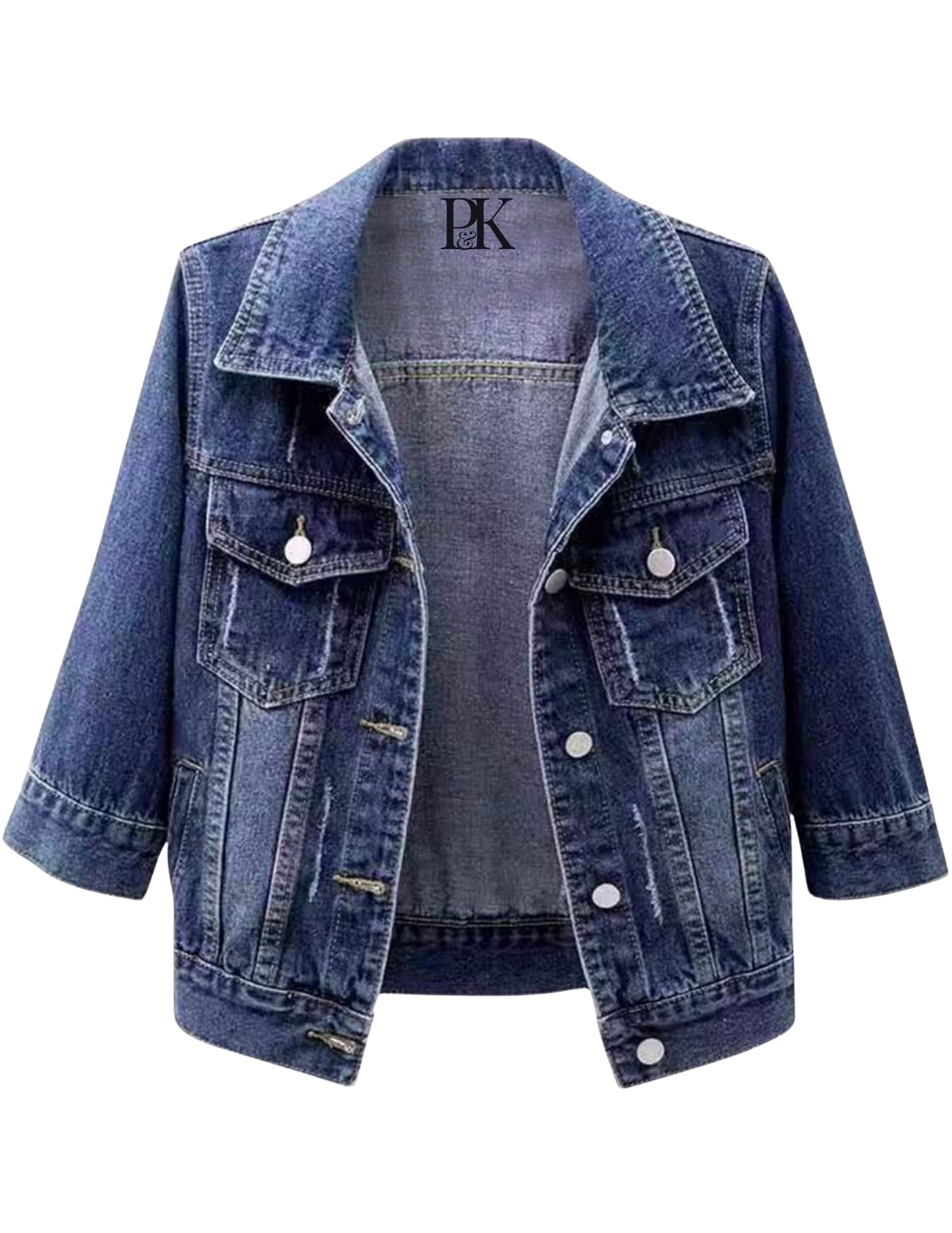 Majestic Lion Christian Denim Jacket – Golden Crown, Colorful Clouds, Inspirational Victory Quote in Spanish, Personalized Back Design