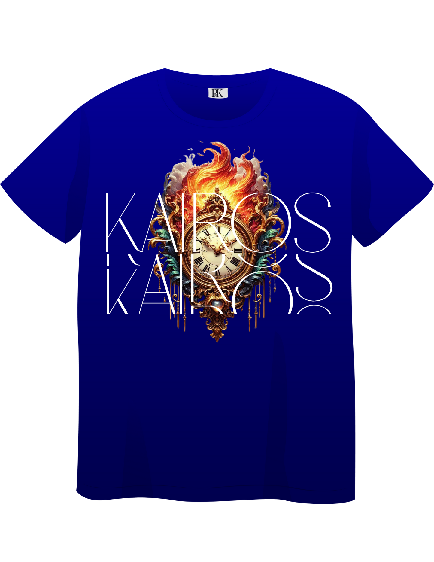 Kairos Fire Clock Christian T-Shirt – Bold Prophetic Faith Tee