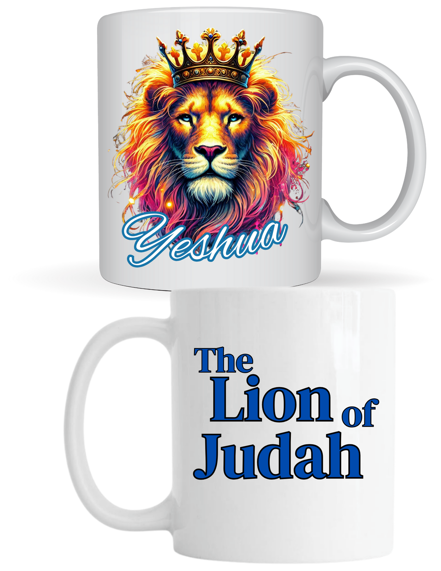 Yeshua Lion of Judah Mug – Inspirational Christian Coffee Cup