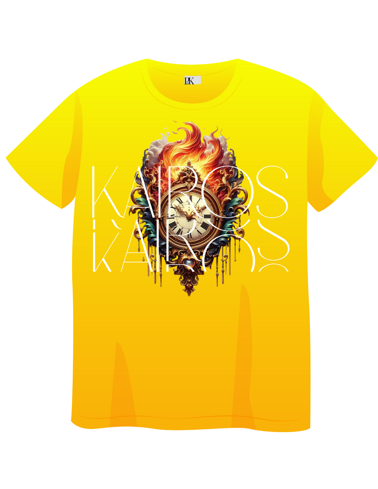 Kairos Fire Clock Christian T-Shirt – Bold Prophetic Faith Tee