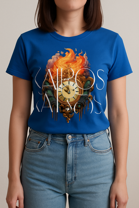 Kairos Fire Clock Christian T-Shirt – Bold Prophetic Faith Tee