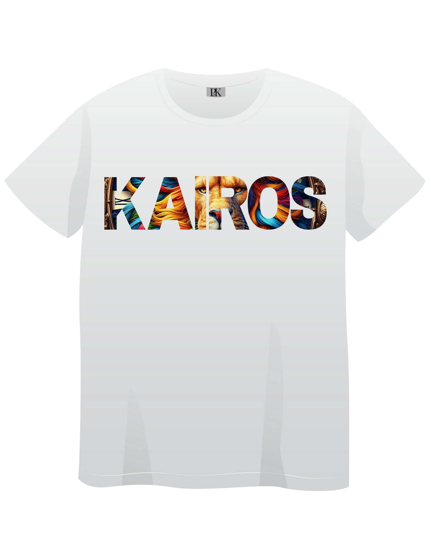 Kairos Christian T-Shirt – Lion of Judah Graphic, God’s Timing Bible Verse Tee