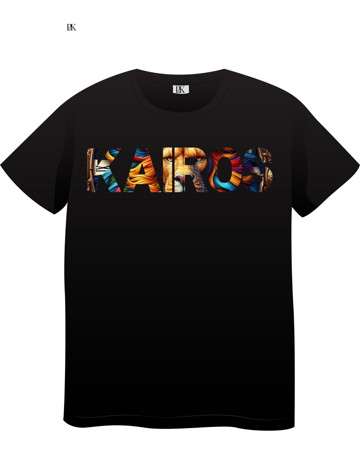 Kairos Christian T-Shirt – Lion of Judah Graphic, God’s Timing Bible Verse Tee